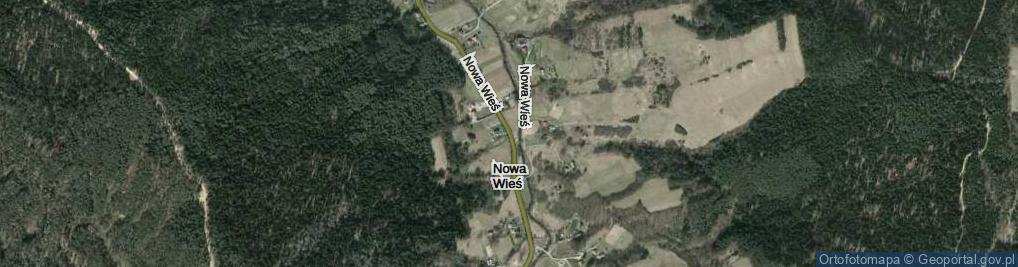 Zdjęcie satelitarne Nowa Wieś ul.